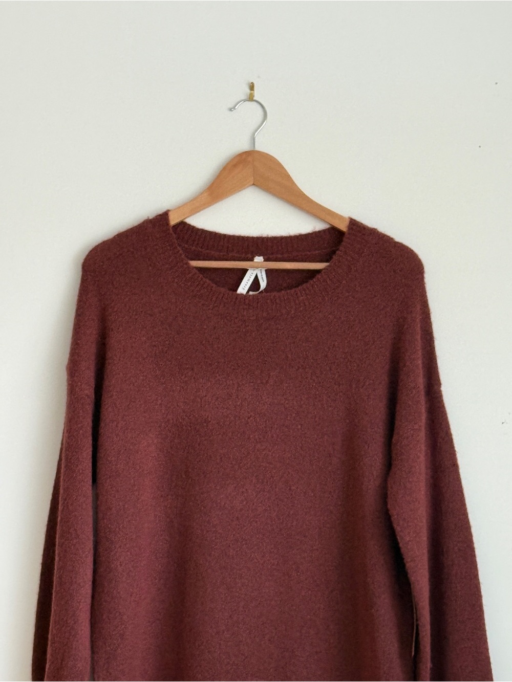 debut Wine-Red Crewneck Sweater Dress - Picture 2 of 4